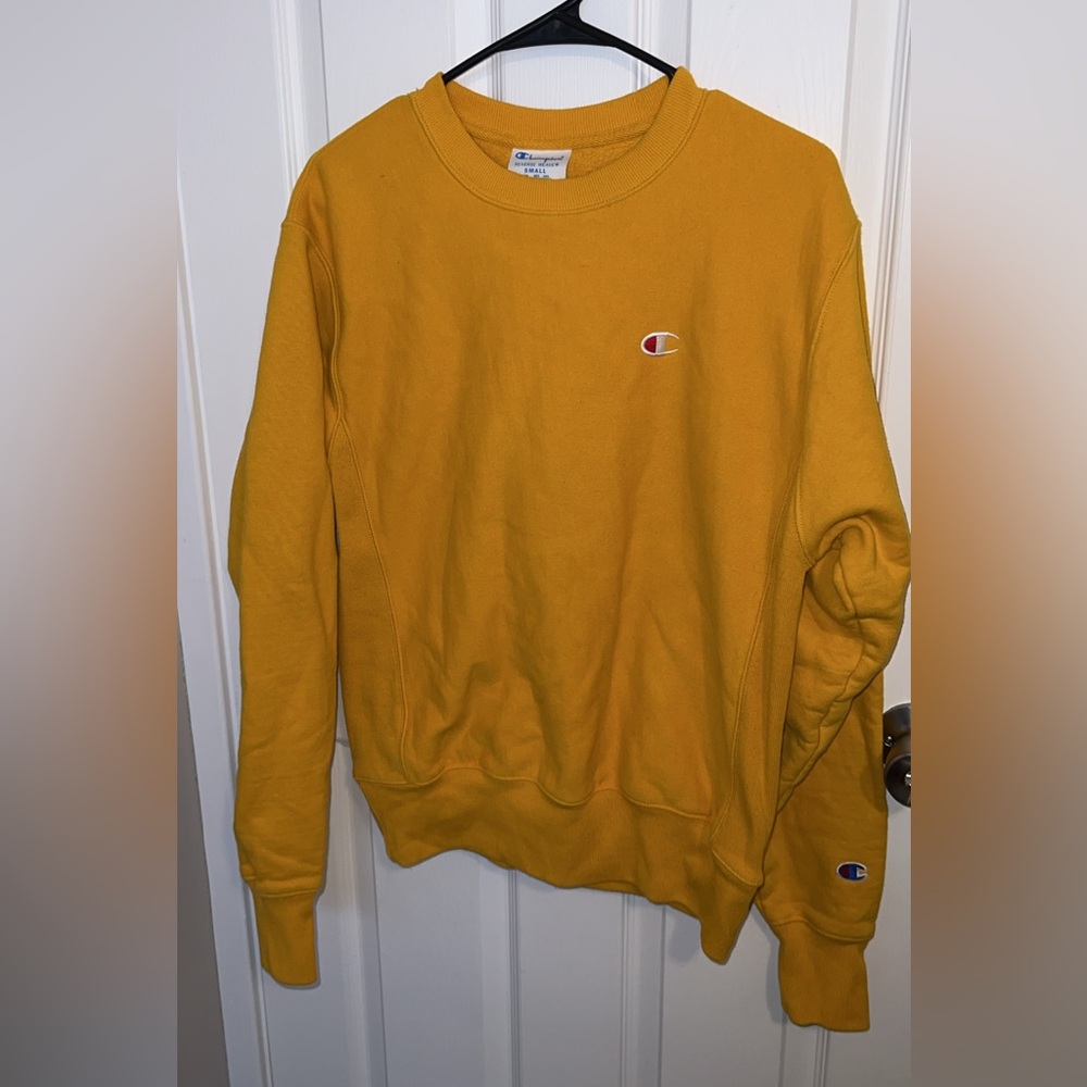 Champion Yellow Crew Neck